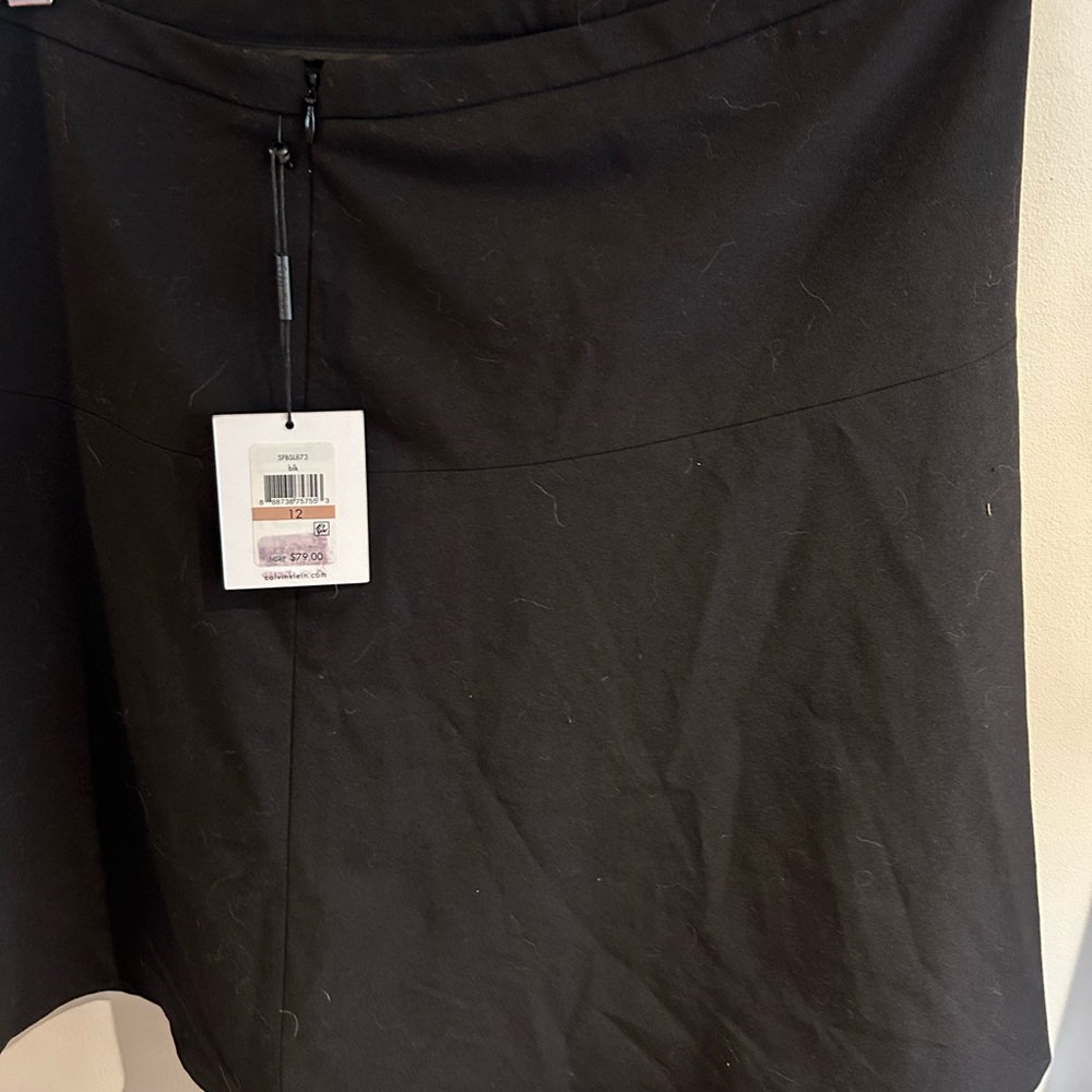 Calvin Klein black mini skirt